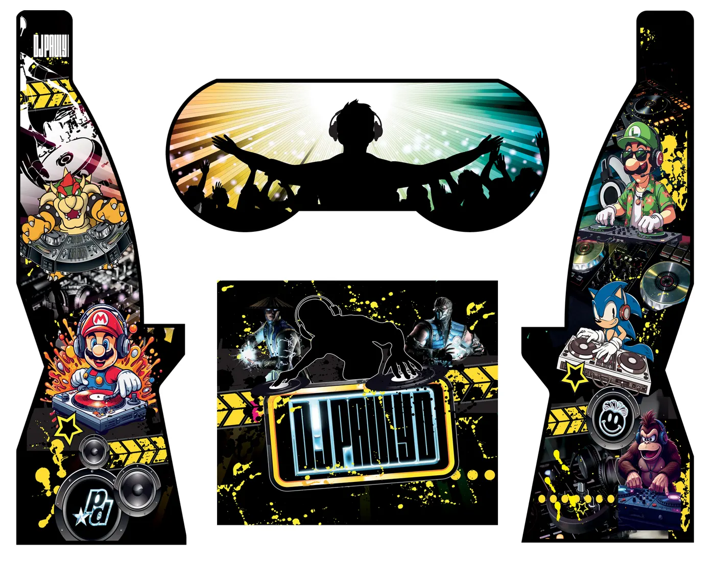 DJ Pauly D — full graphics sheet