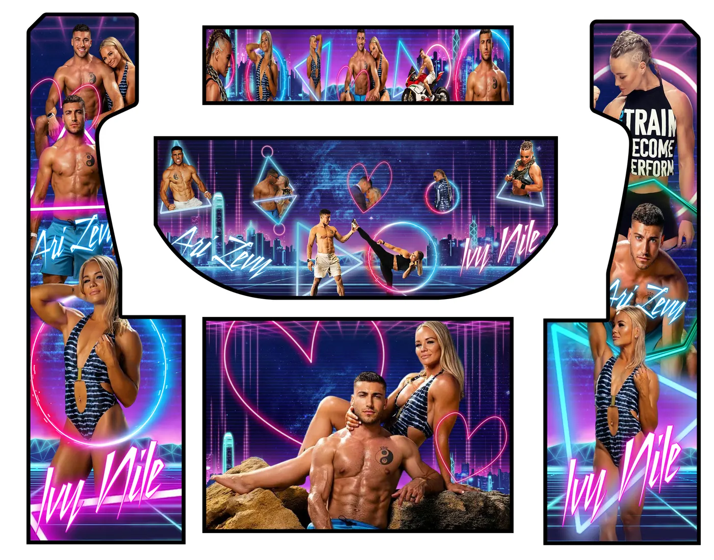 Ivy & Ari — full graphics sheet