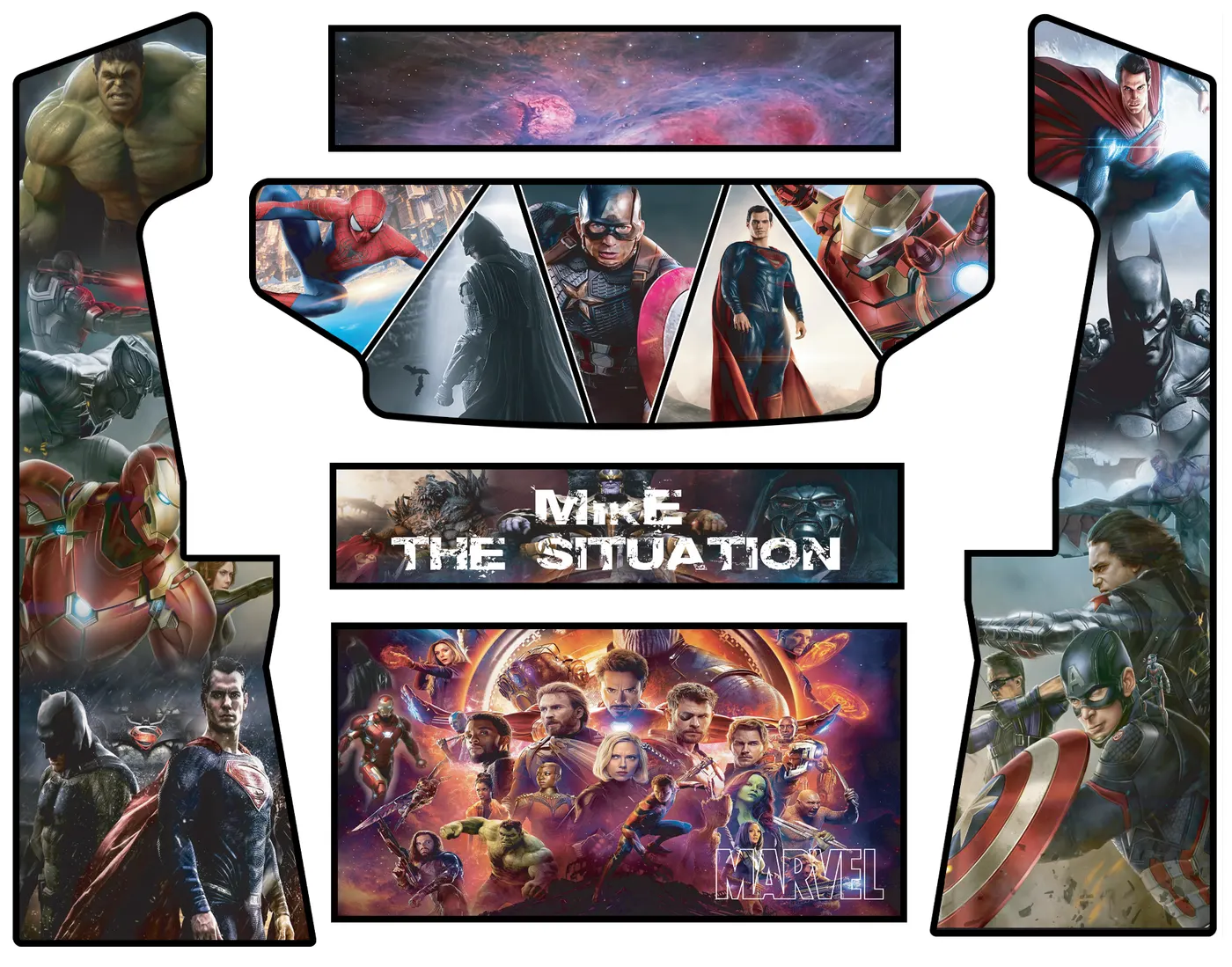 Situation Arcade — full graphics sheet