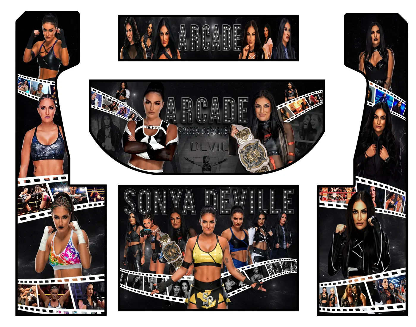 Sonya Deville — full graphics sheet